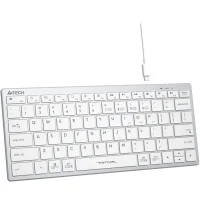 Клавиатура A4Tech Fstyler FBX51C (серебристый/белый) фото 3